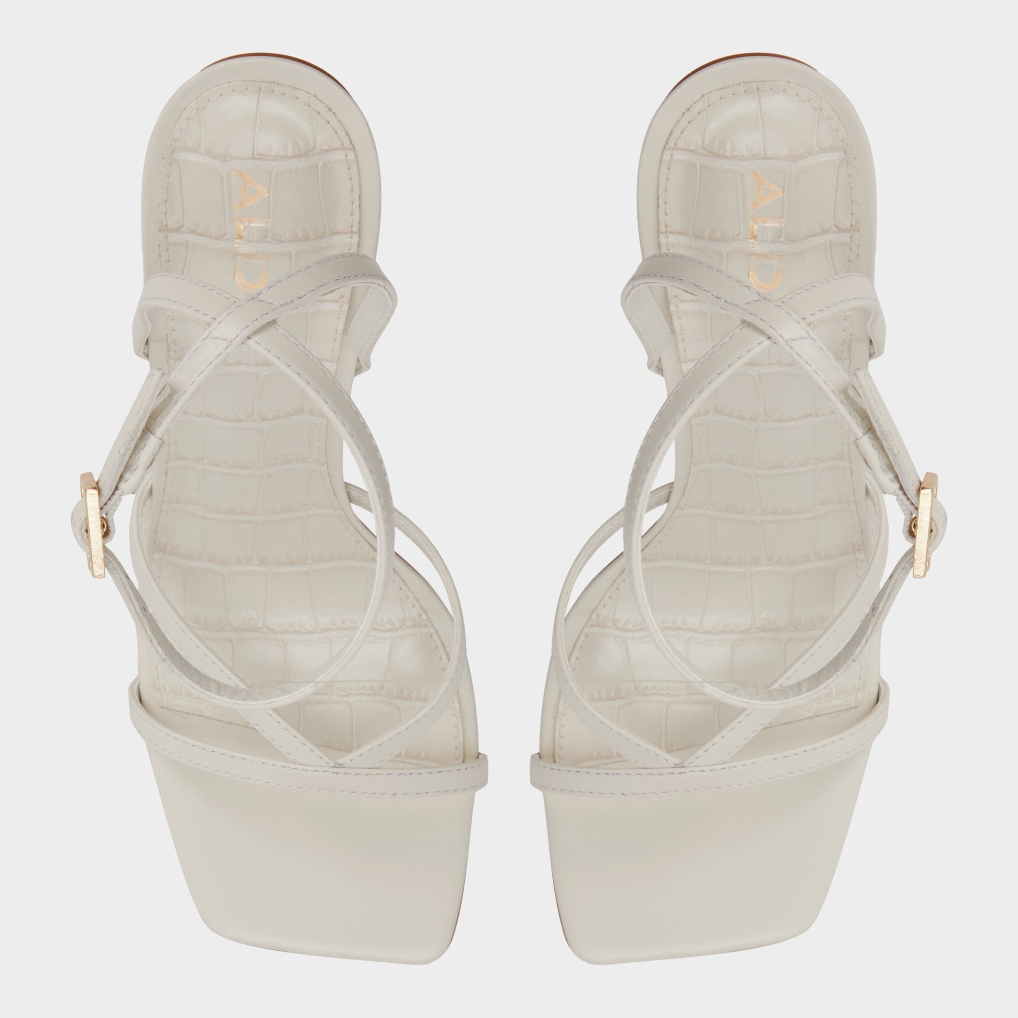 Aldo Beachglass in White Bone - Strappy heeled sandal Women