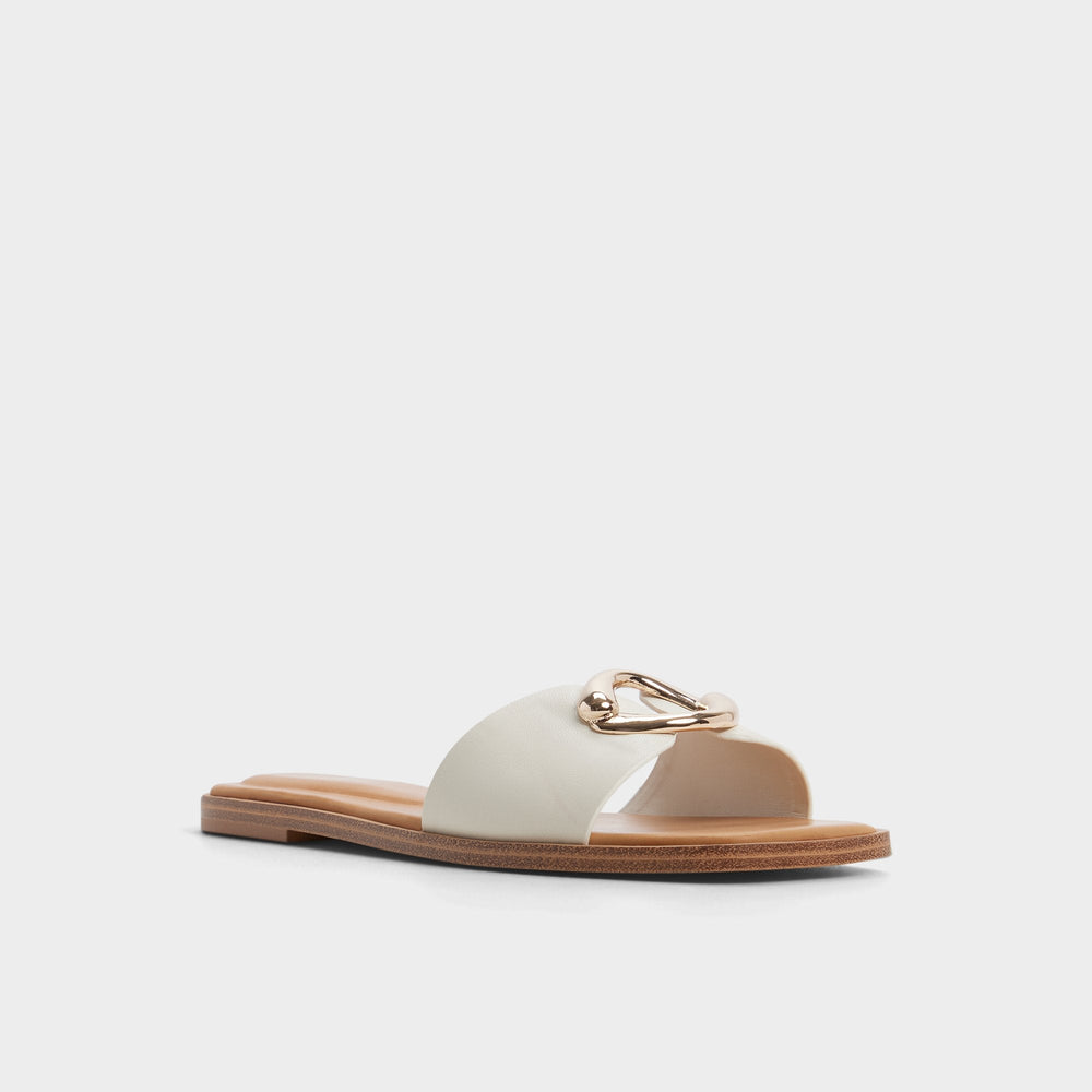 Aldo Biggin in White Bone - Slide sandal Women