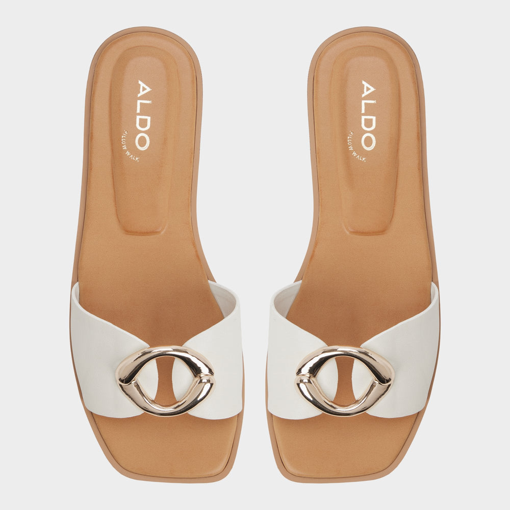 Aldo Biggin in White Bone - Slide sandal Women