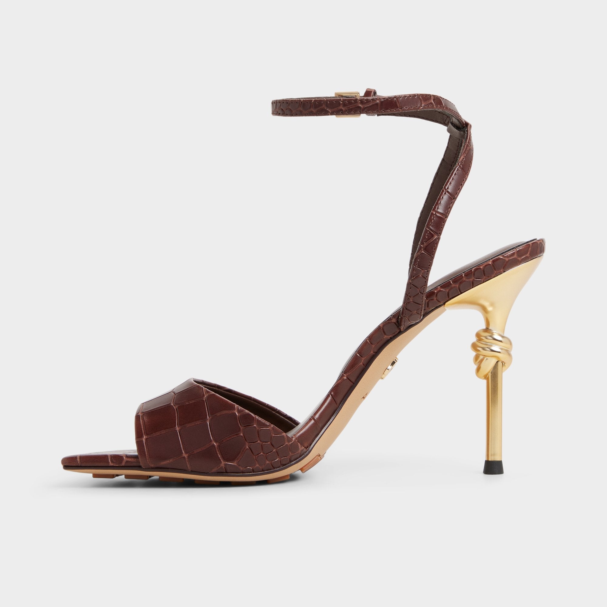 Aldo Harmonious in Dark Brown - Strappy heeled sandal Women|Bags