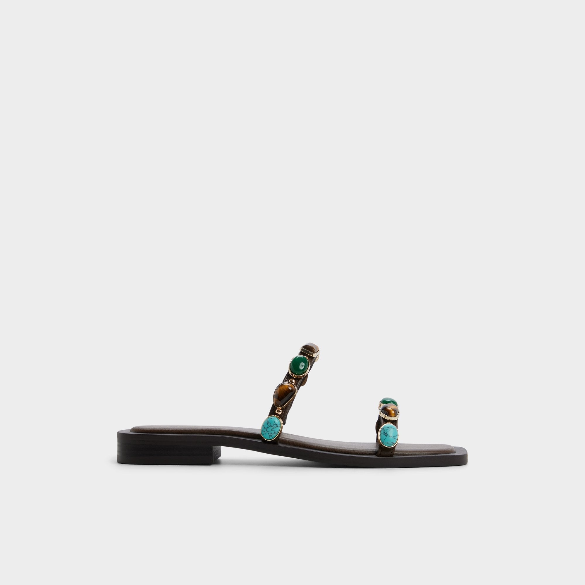 Aldo Sapphira in Dark Brown 14189967 - Slide sandal Women
