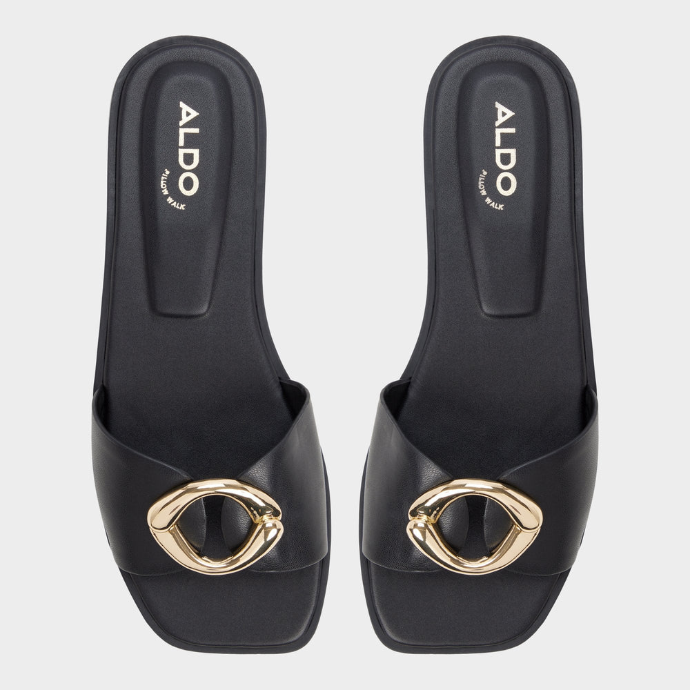 Aldo Biggin in Black - Slide sandal Women