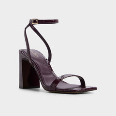 Aldo Azzira in Bordo - Strappy heeled sandal, Block heel Women