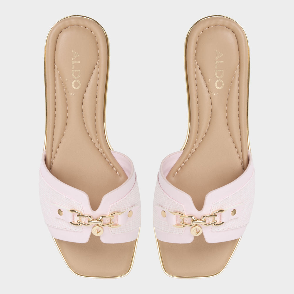 Aldo Alamassi Light Pink Women's Flats - Slide sandal Women