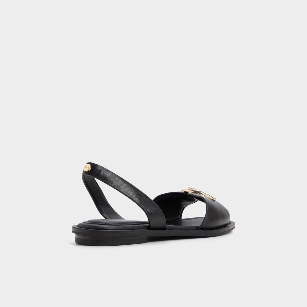 Aldo Goassi Black Women's Flats - Flat sandal Women