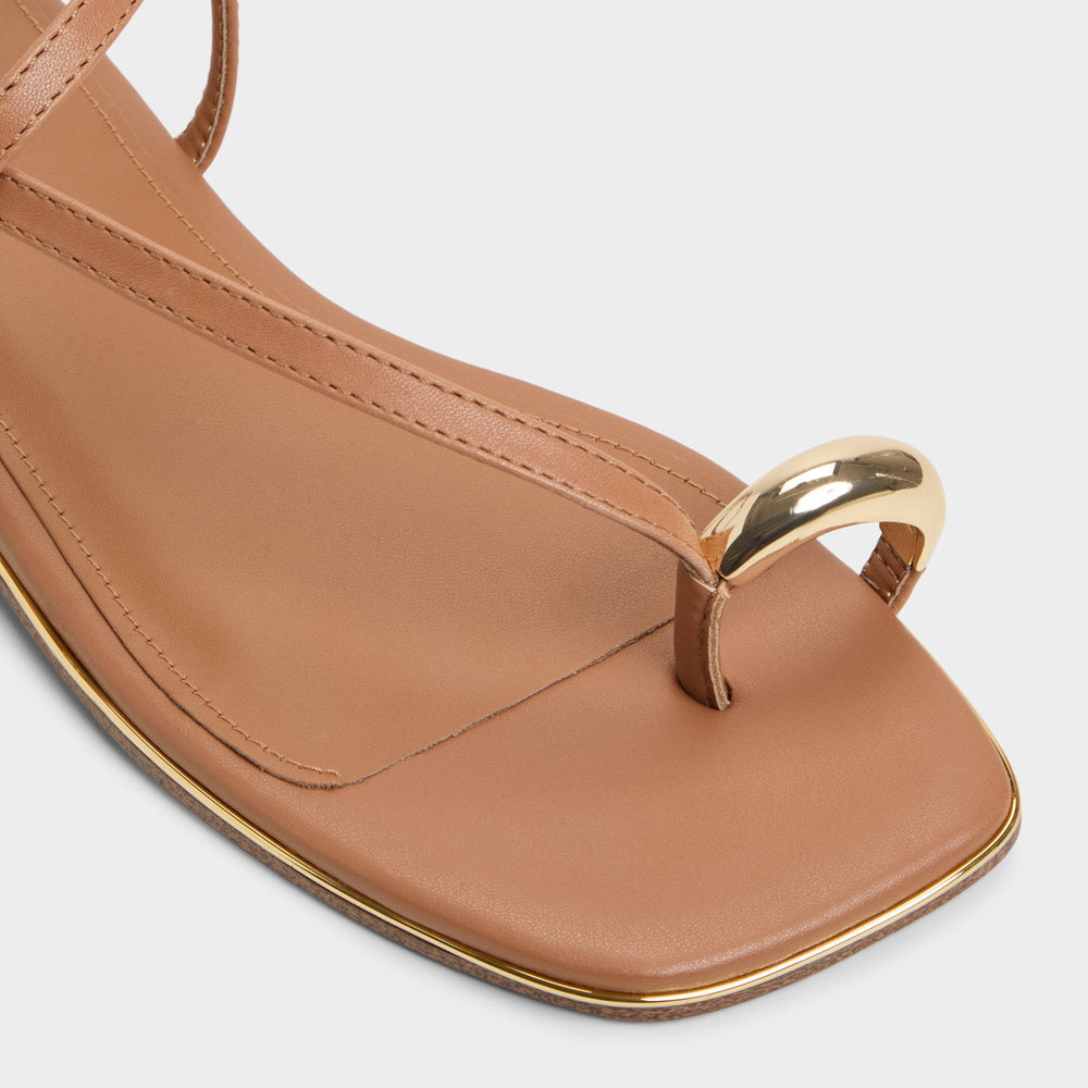 Aldo Jomalina Medium Brown Women's Flats - Strappy flat sandal Women