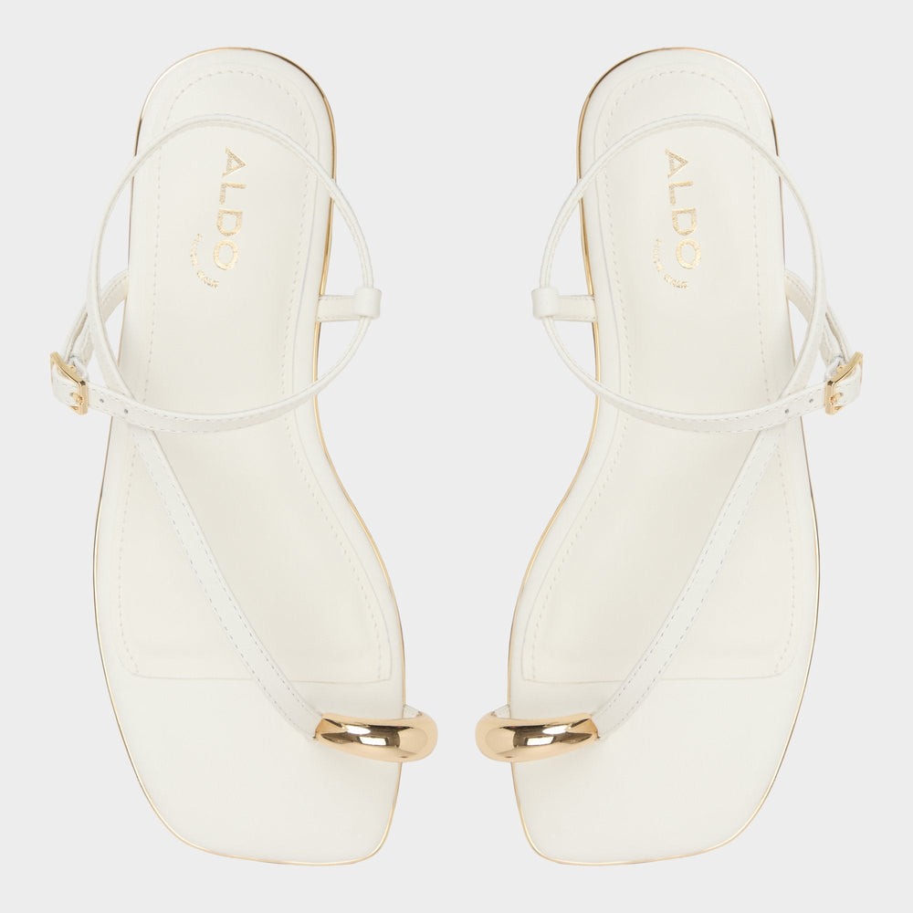 Aldo Jomalina White Women's Flats - Strappy flat sandal Women