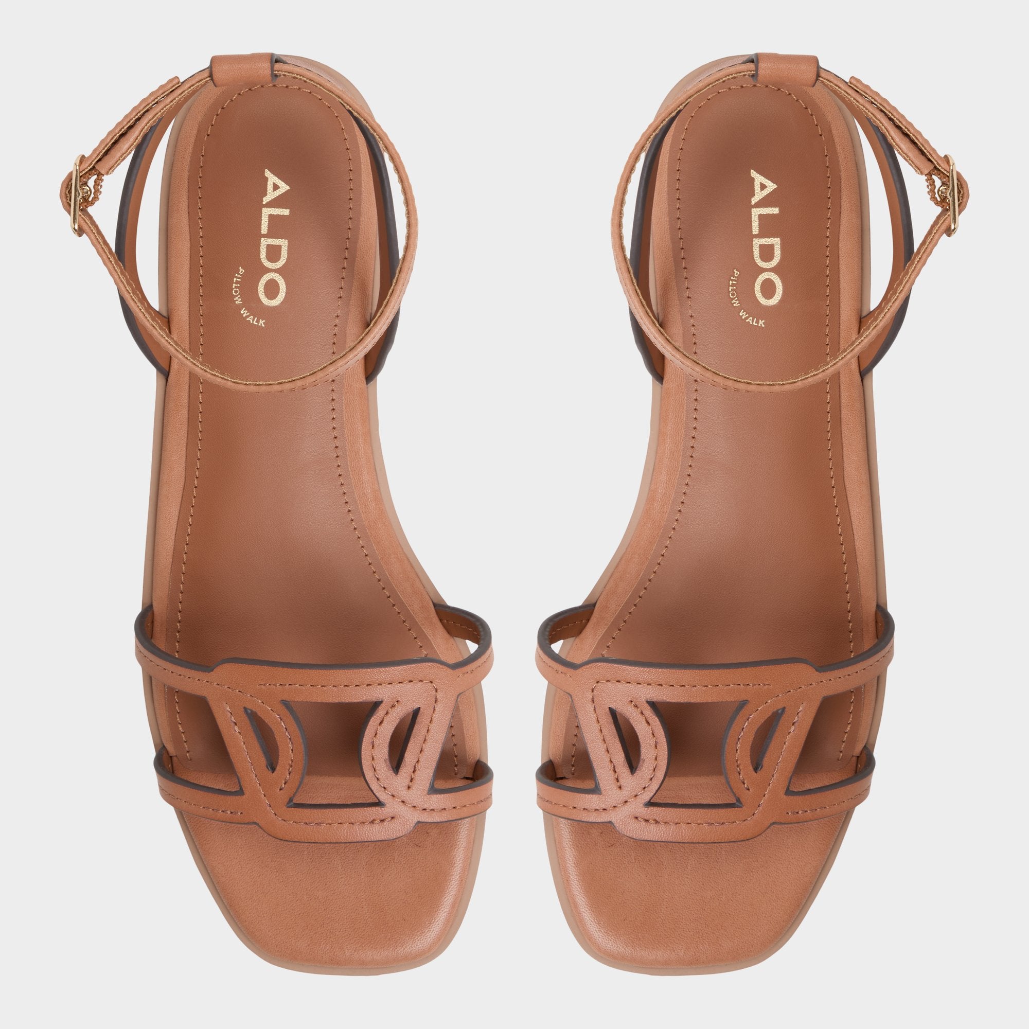 Aldo Greengrove Medium Brown Women's Flats - Flat sandal Women
