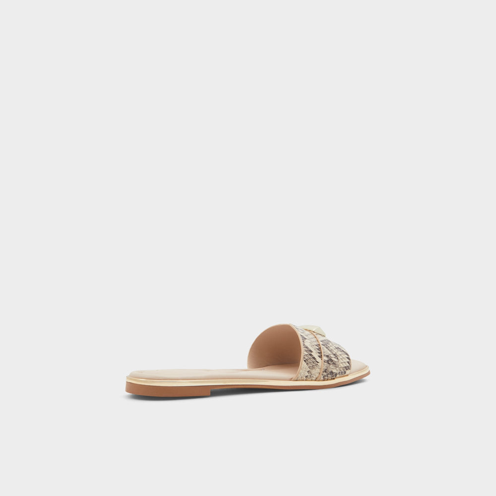 Aldo Darine Natural Women's Flats - Slide sandal Women