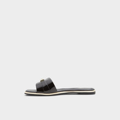 Aldo Darine Black Women's Flats - Slide sandal Women