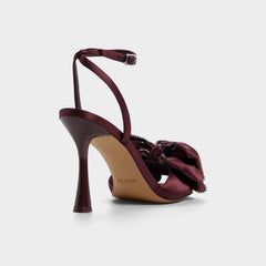 Aldo Tinsel in Bordo - Strappy heeled sandal, Stiletto heel Women|Bags