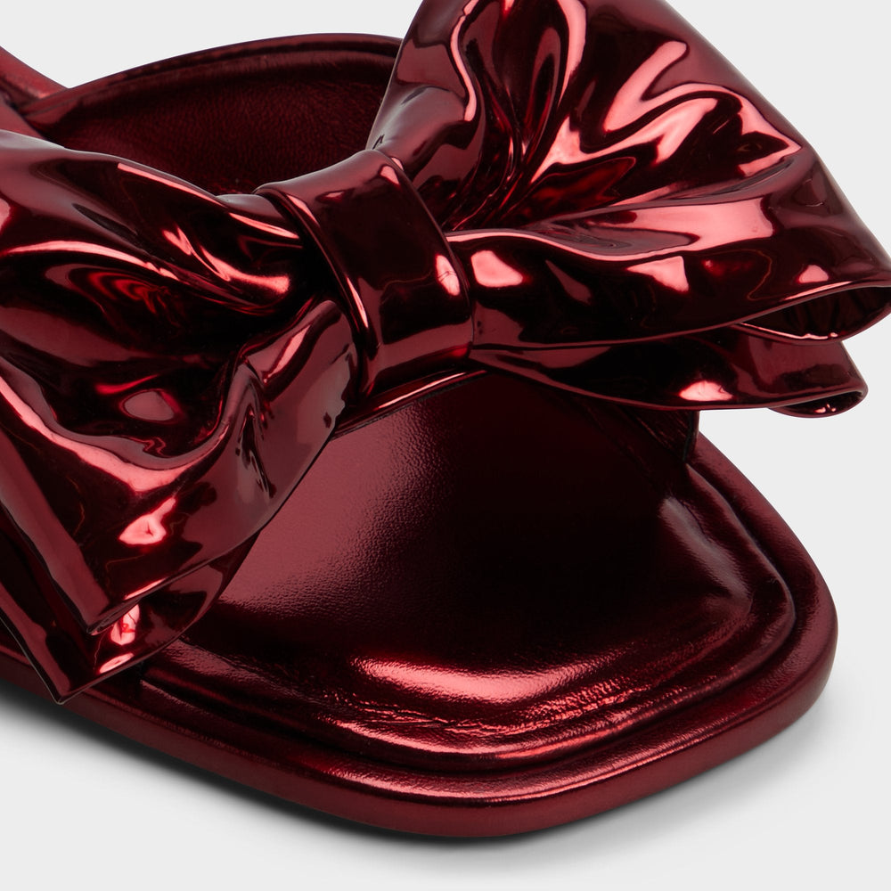 Aldo Bowetta in Medium Red - Slide sandal Women|Bags