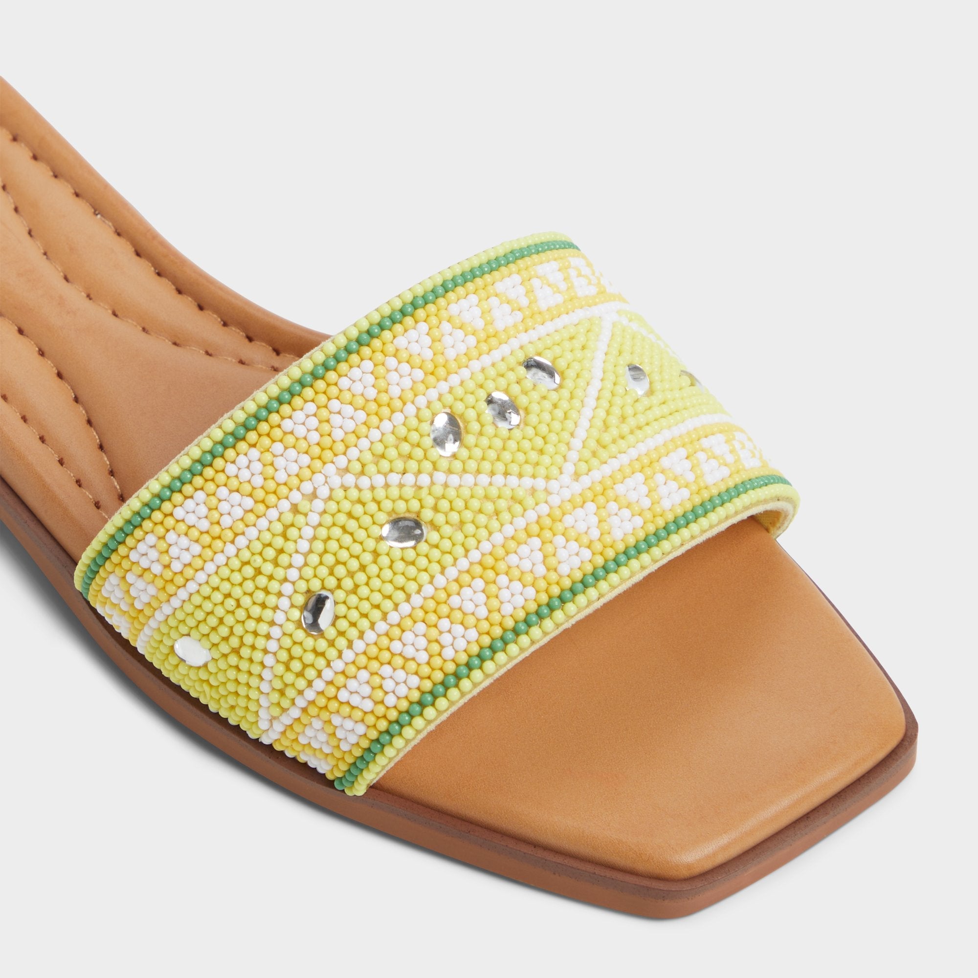 Aldo Seavacay Bright Yellow Women's Travel essentials - Slide sandal Women