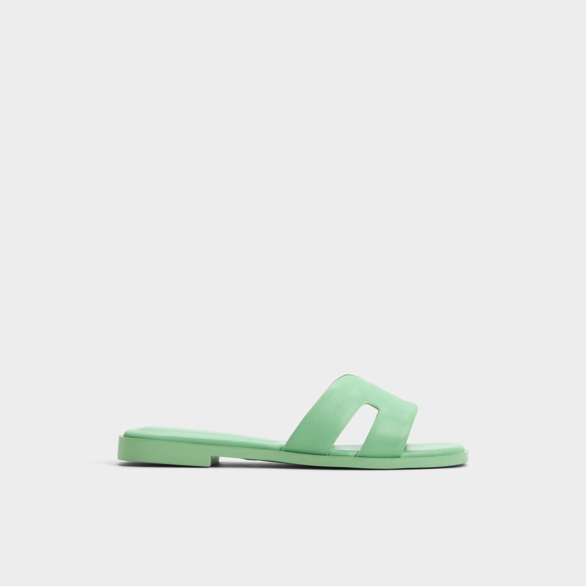 Aldo Itsandal Medium Green Women's Flats - Slide sandal Women