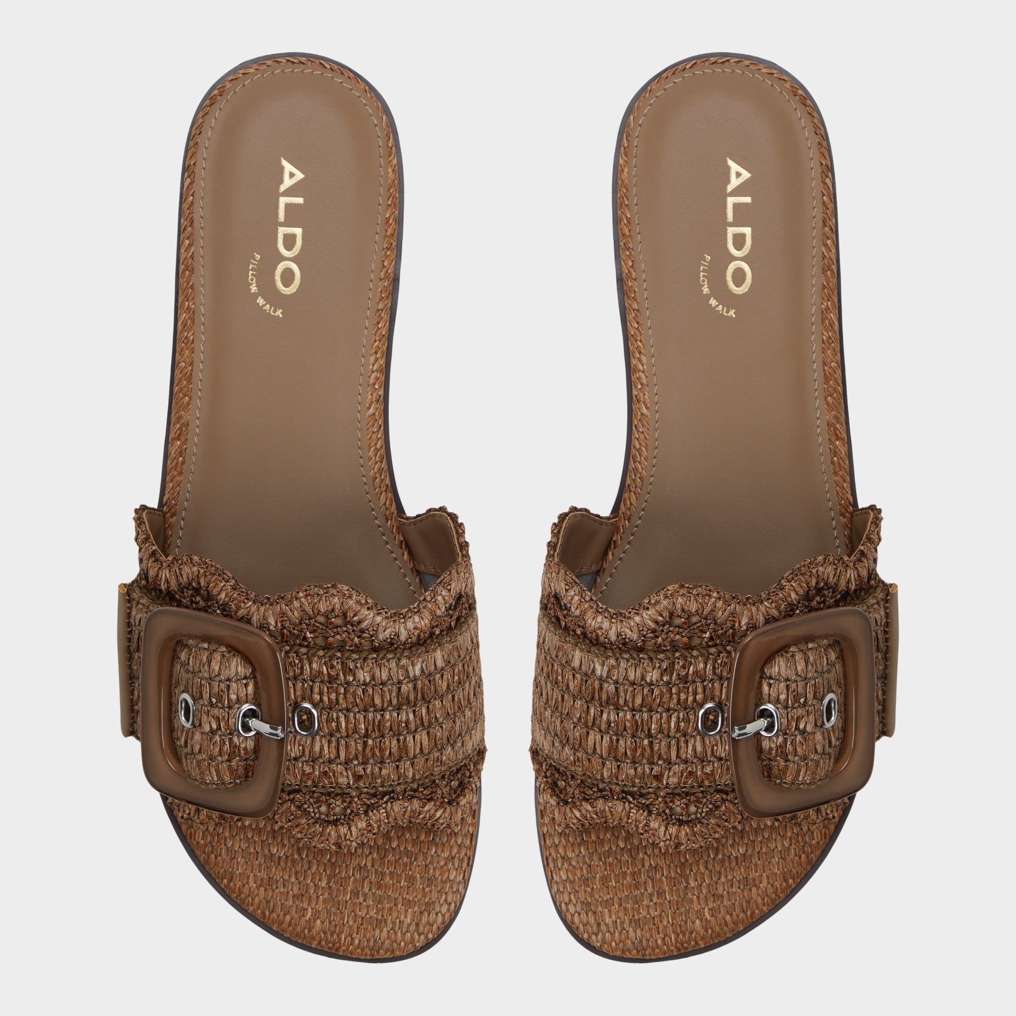 Aldo Wavysally in Light Brown - Slide sandal Women
