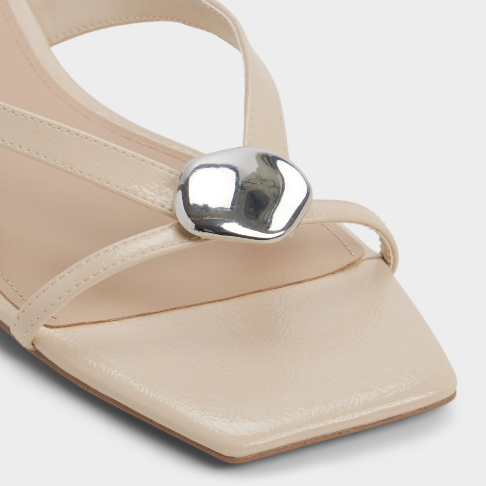 Aldo Iliria Beige Women's Flats - Slide sandal Women