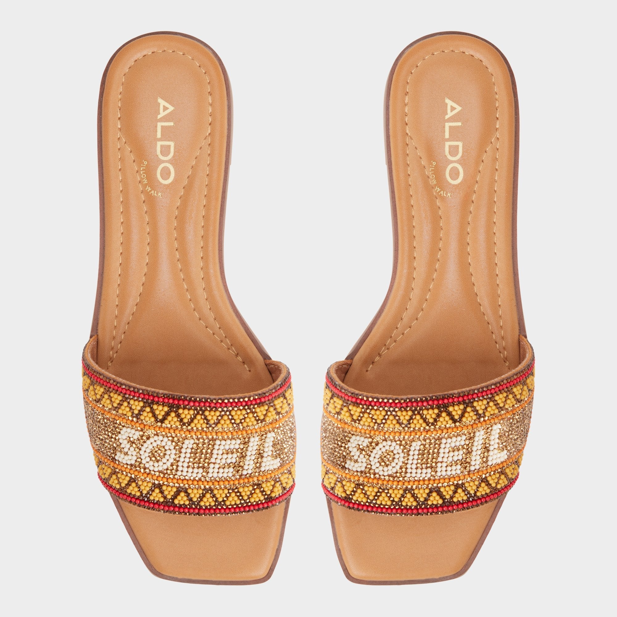 Aldo Seavacay Brown Multi Women's Flats -  Women