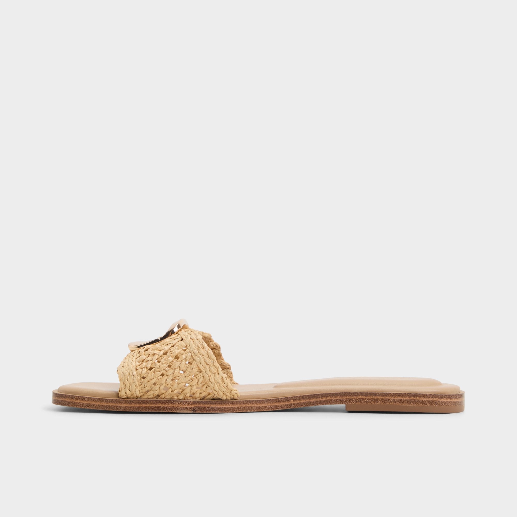 Aldo Tidella Natural Women's Flats - Slide sandal Women