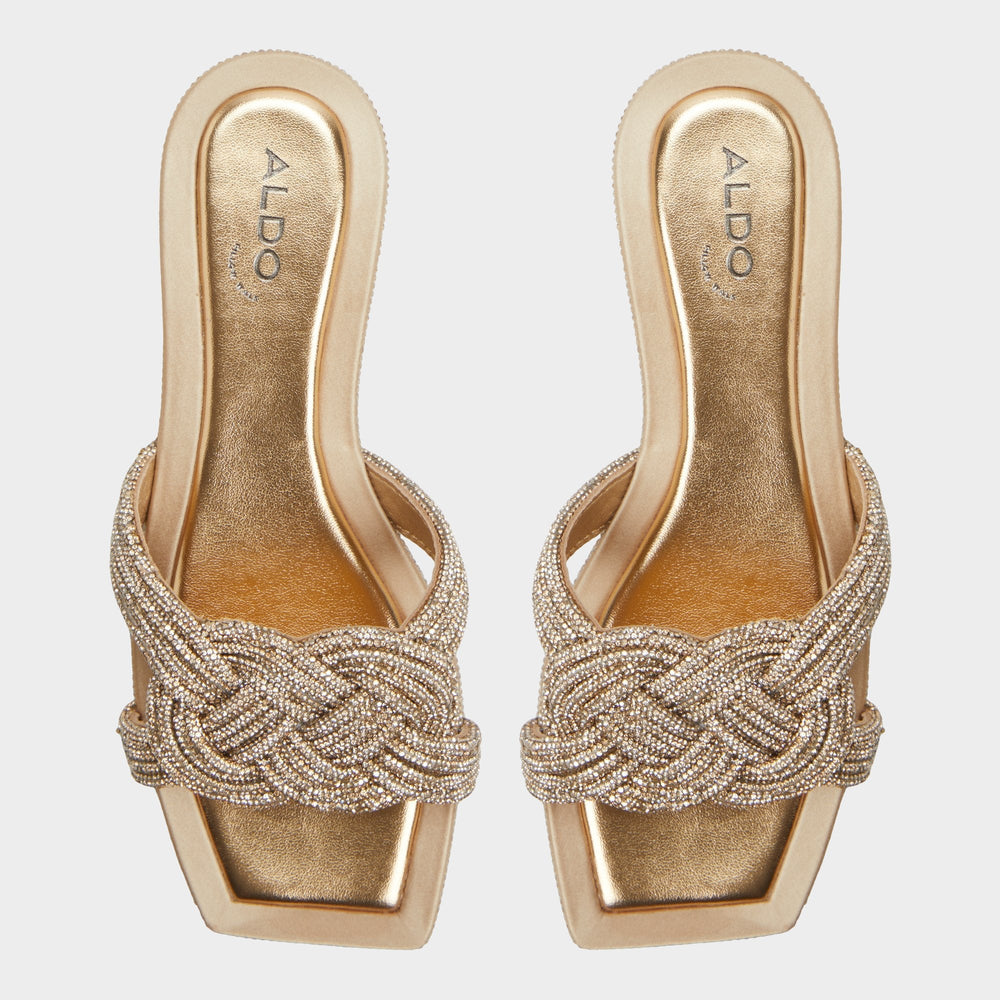 Aldo Karlina in Gold - Slide sandal Women