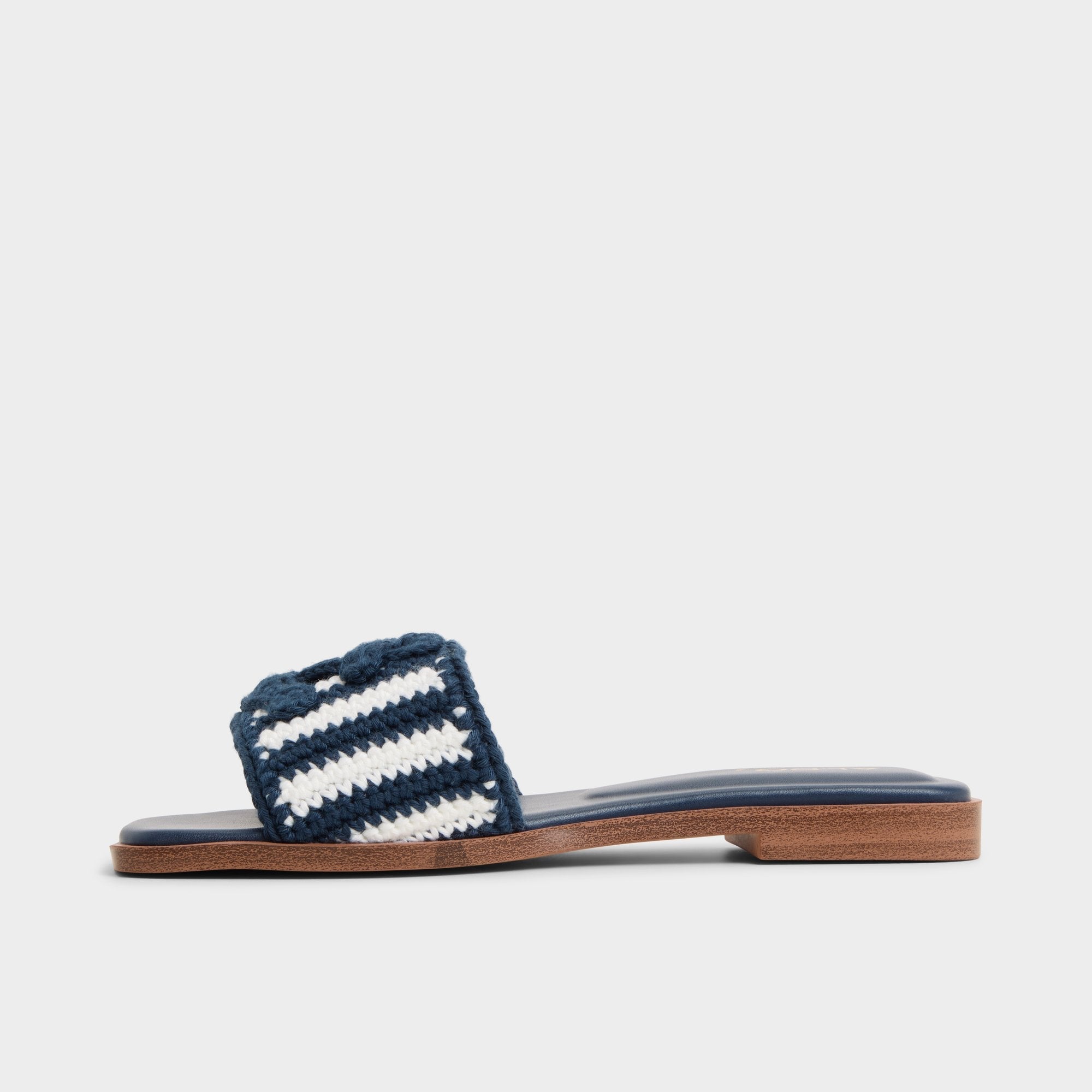 Aldo Sabbia Blue Combo Women's Flats - Slide sandal Women