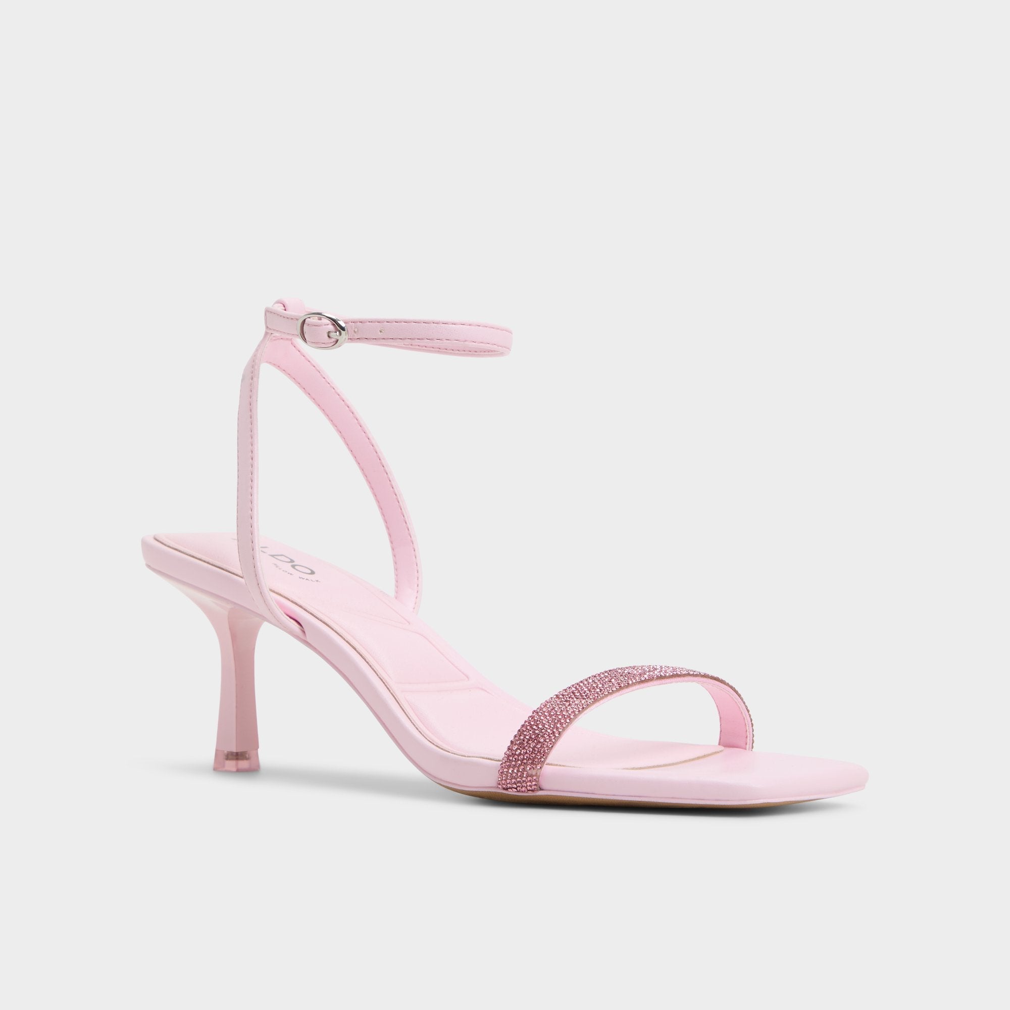 Aldo Kirri Light Pink Women's Strappy sandals - Strappy heeled sandal Women