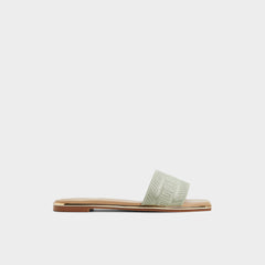 Aldo Oceania Other Green Women's Flats - Slide sandal Women