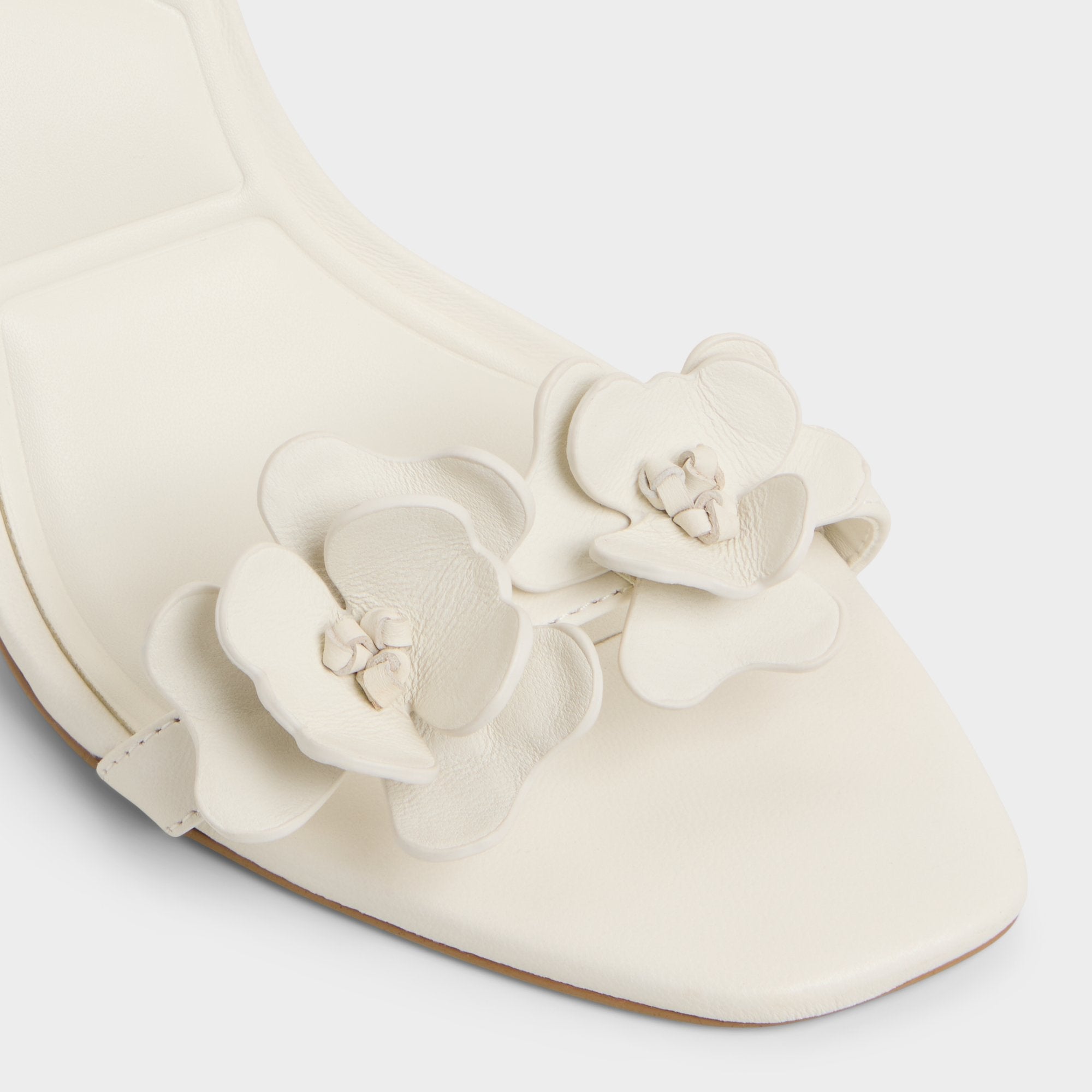 Aldo Daisylily White/Bone Women's Heeled sandals - Strappy heeled sandal, Stiletto heel Women