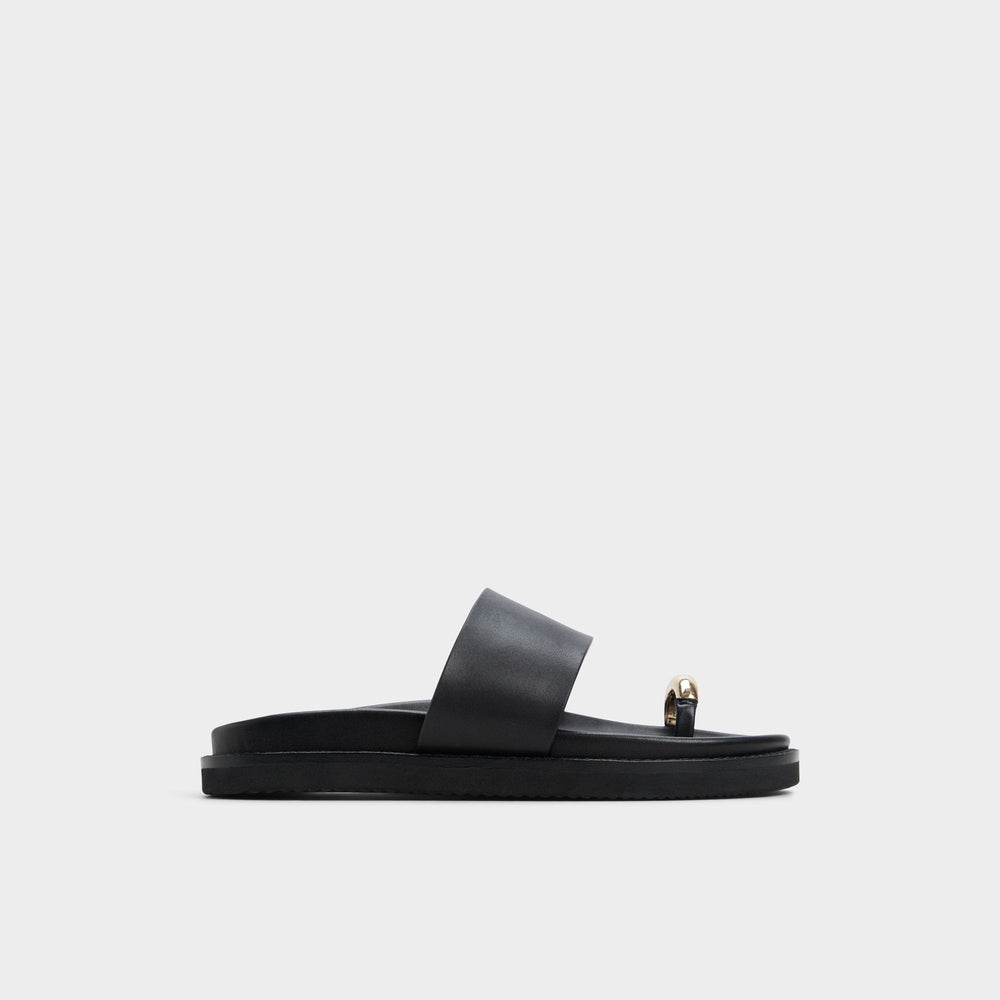 Aldo Beachstroll Black Women's Footbed sandals - Footbed sandal, Footbed sandal Women
