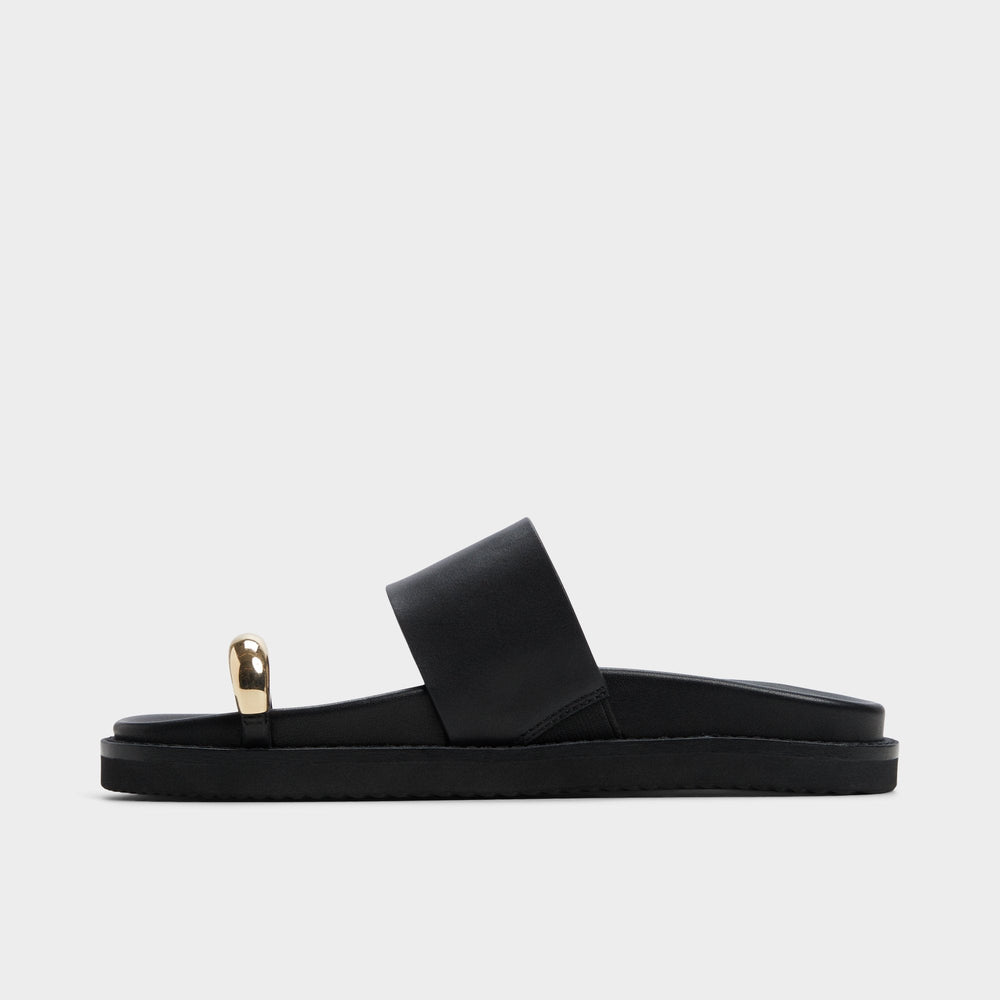 Aldo Beachstroll Black Women's Footbed sandals - Footbed sandal, Footbed sandal Women