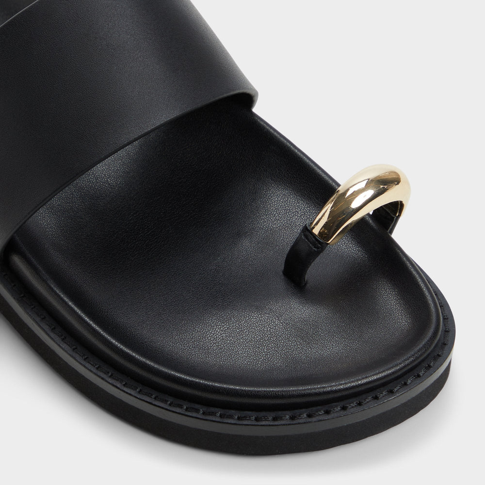 Aldo Beachstroll Black Women's Footbed sandals - Footbed sandal, Footbed sandal Women
