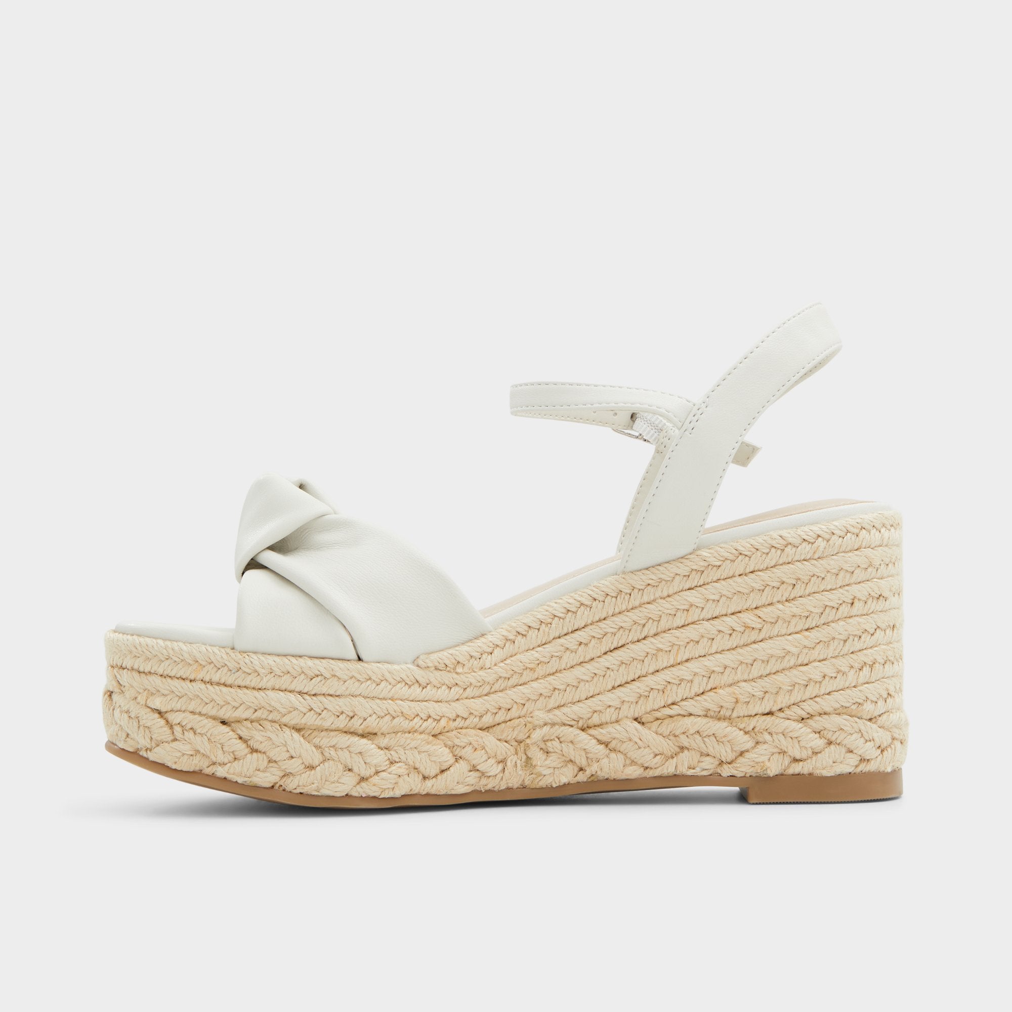 Aldo Annamarie White Women's Wedges - Wedge sandal, Wedge heel Women