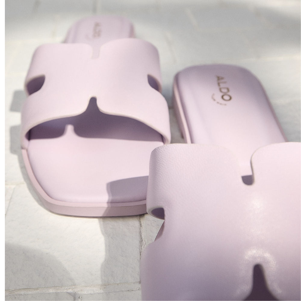 Aldo Itsandal Light Purple Women's Flats - Slide sandal Women