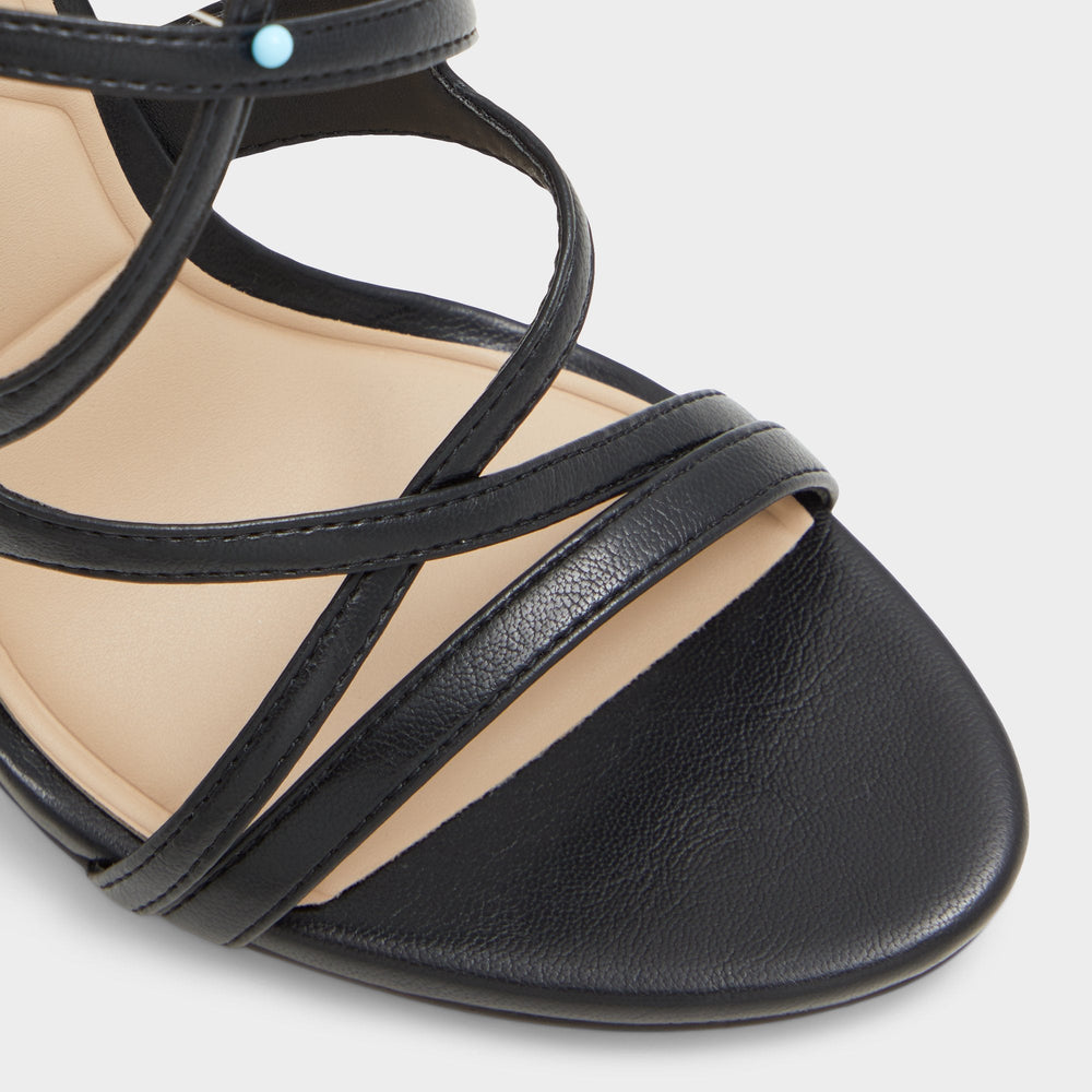 Aldo Marylou Black Women's Strappy sandals - Strappy heeled sandal Women