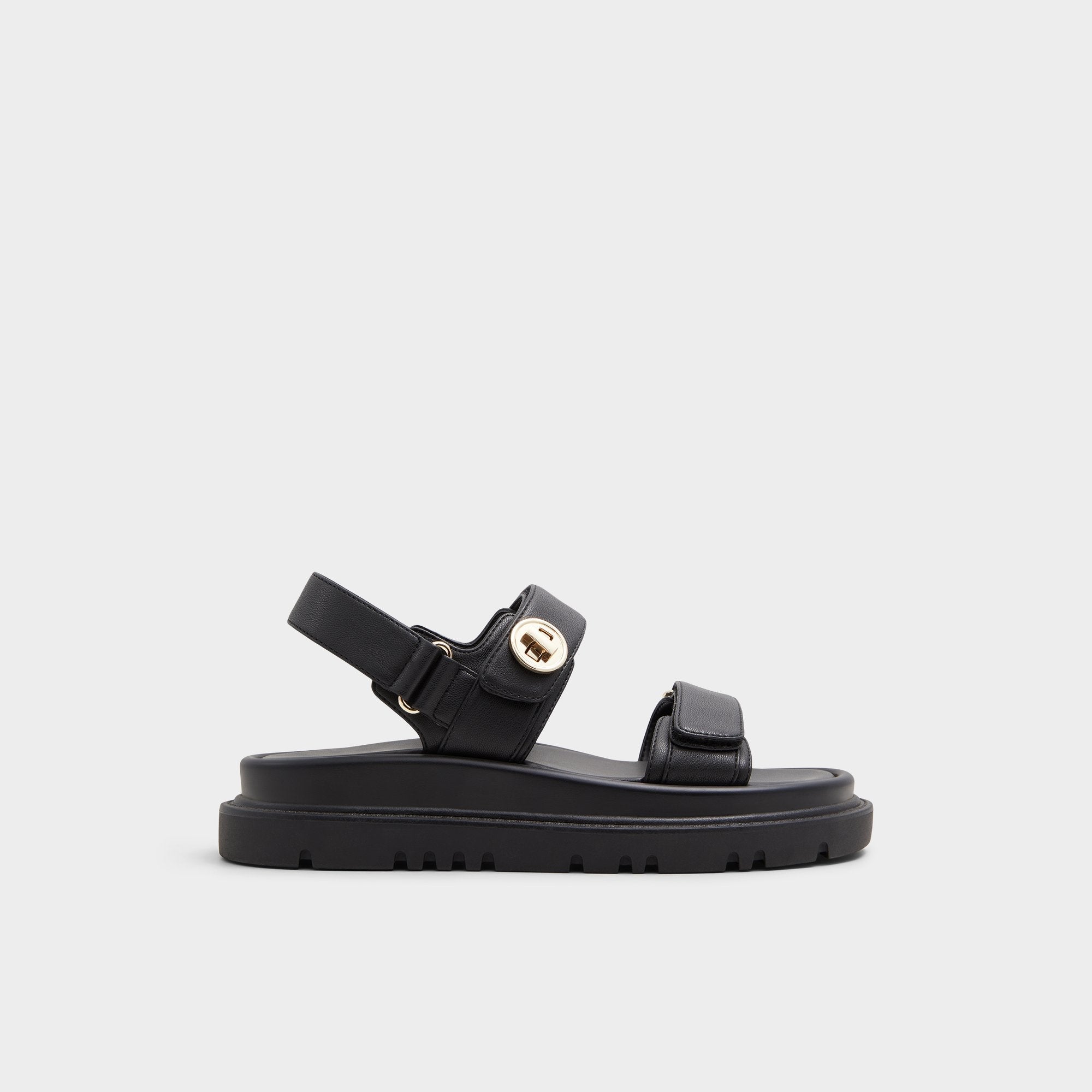 Aldo Linette Black Women's Footbed sandals - Footbed sandal, Footbed sandal Women