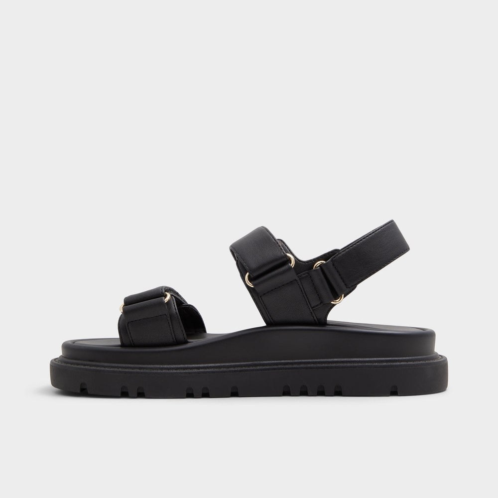 Aldo Linette Black Women's Footbed sandals - Footbed sandal, Footbed sandal Women