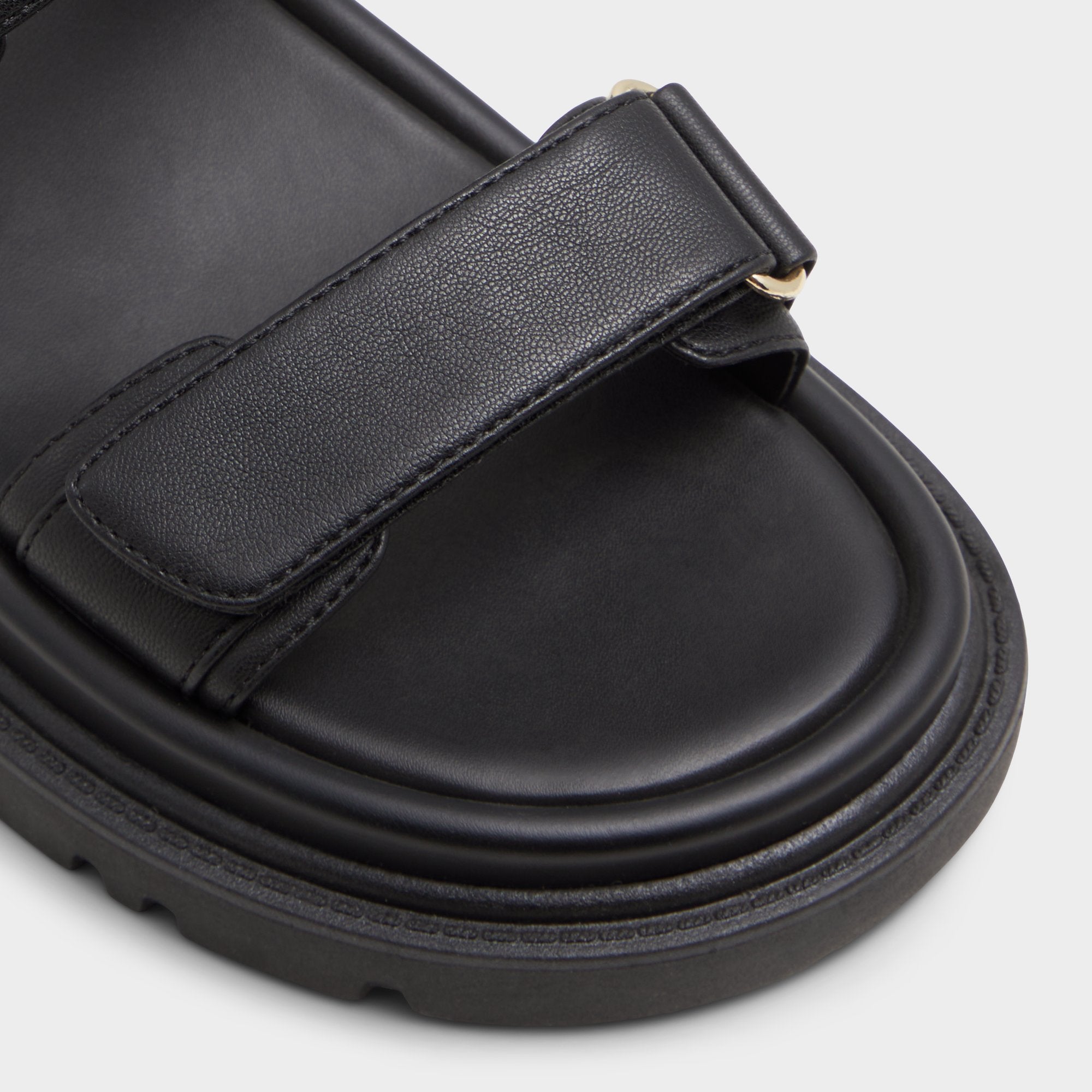 Aldo Linette Black Women's Footbed sandals - Footbed sandal, Footbed sandal Women