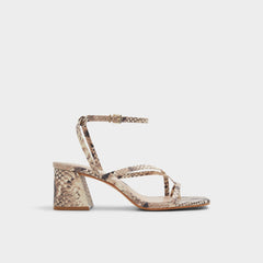 Aldo Adrauder in Brown Overflow 13801090 - Strappy block heeled sandal, Block heel Women