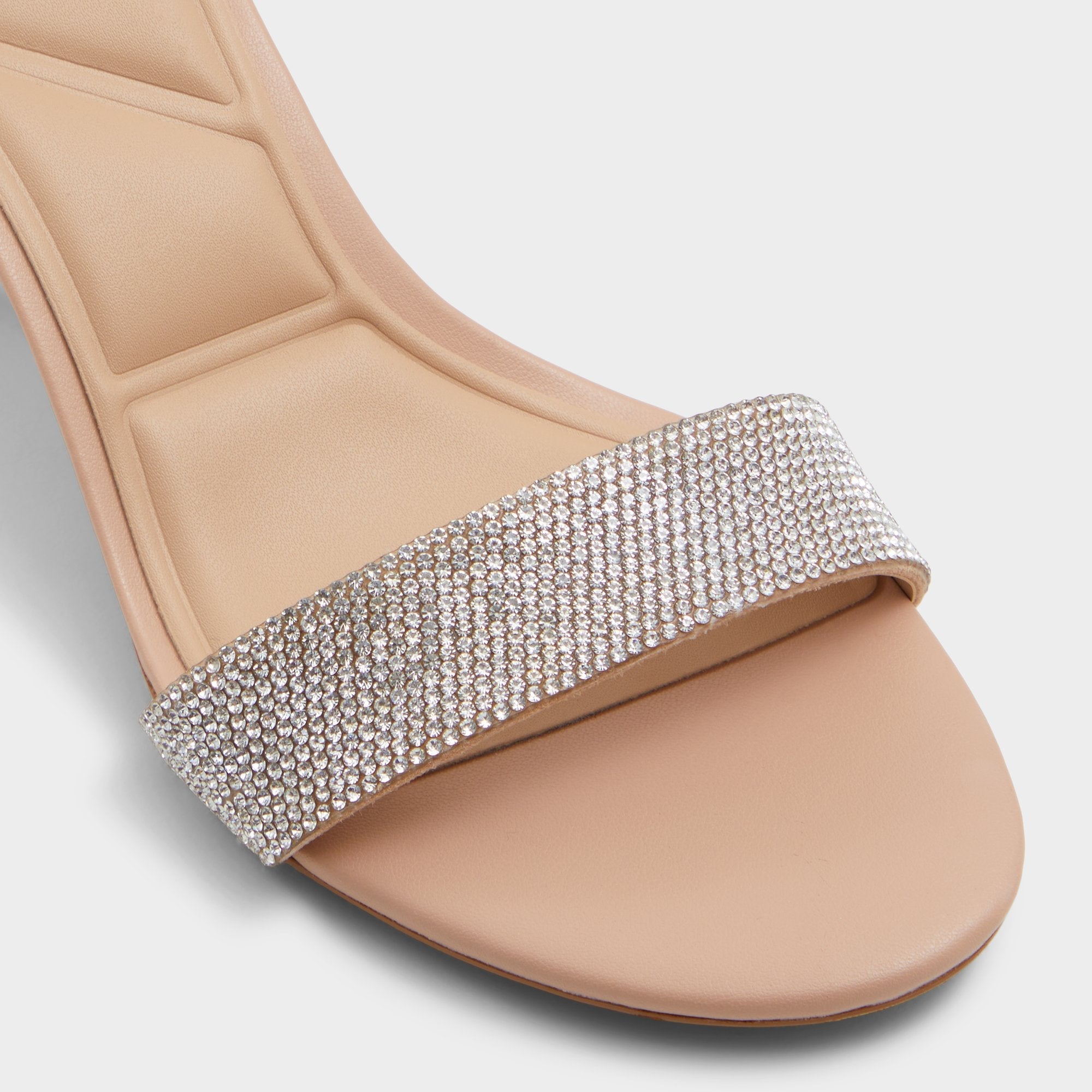 Aldo Pristine in Bone - Strappy sandal, Block heel Women