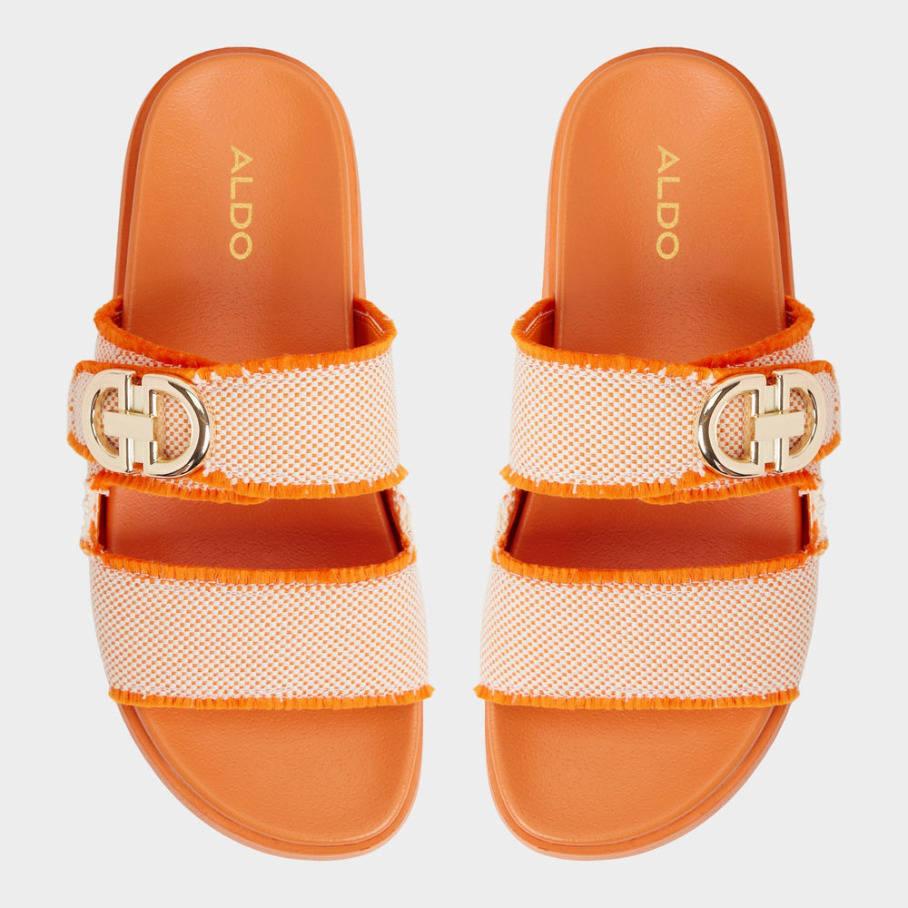 Aldo Daisymae Orange Women's Footbed sandals -  Women