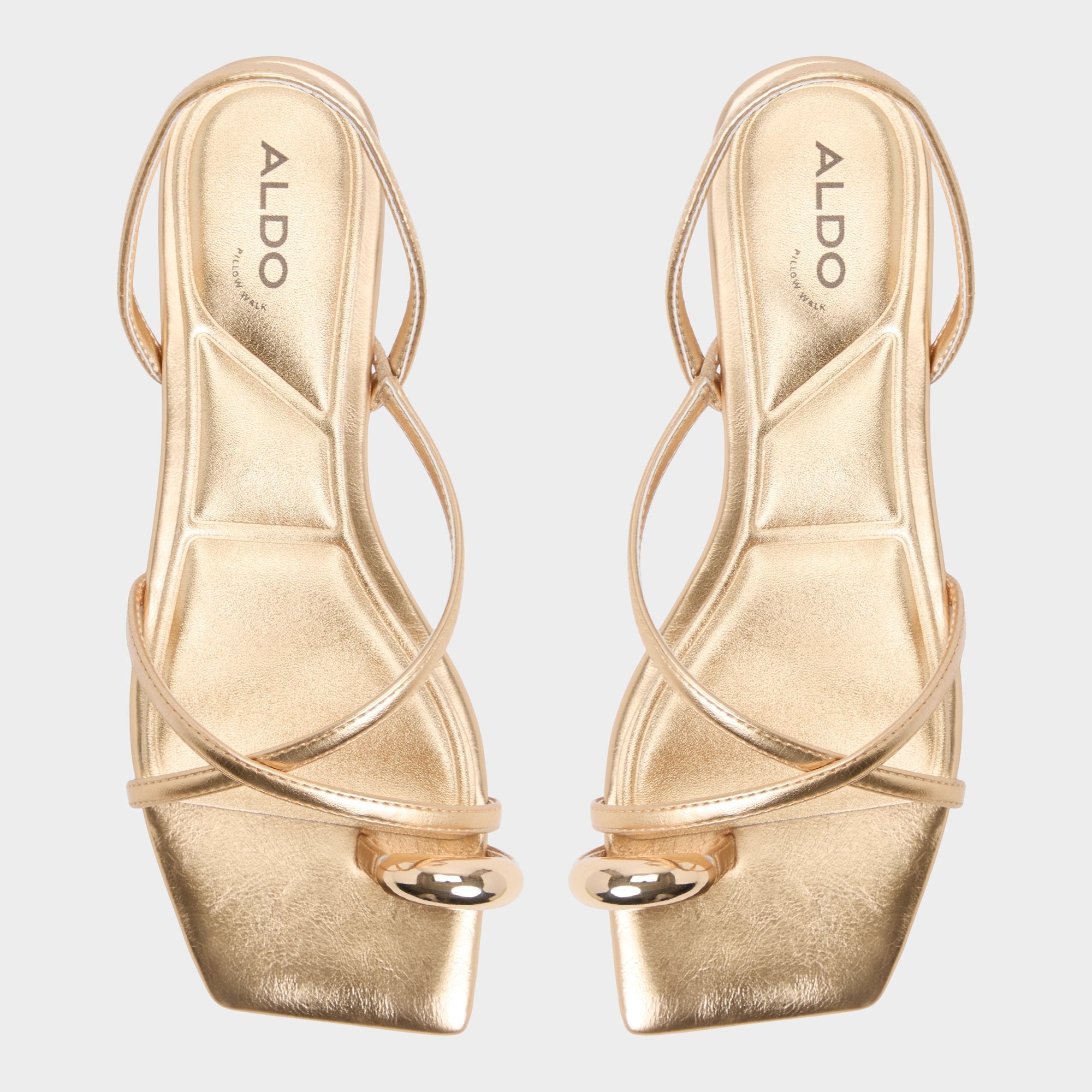 Aldo Synthesa Gold Women's Travel essentials - Flip flop Women