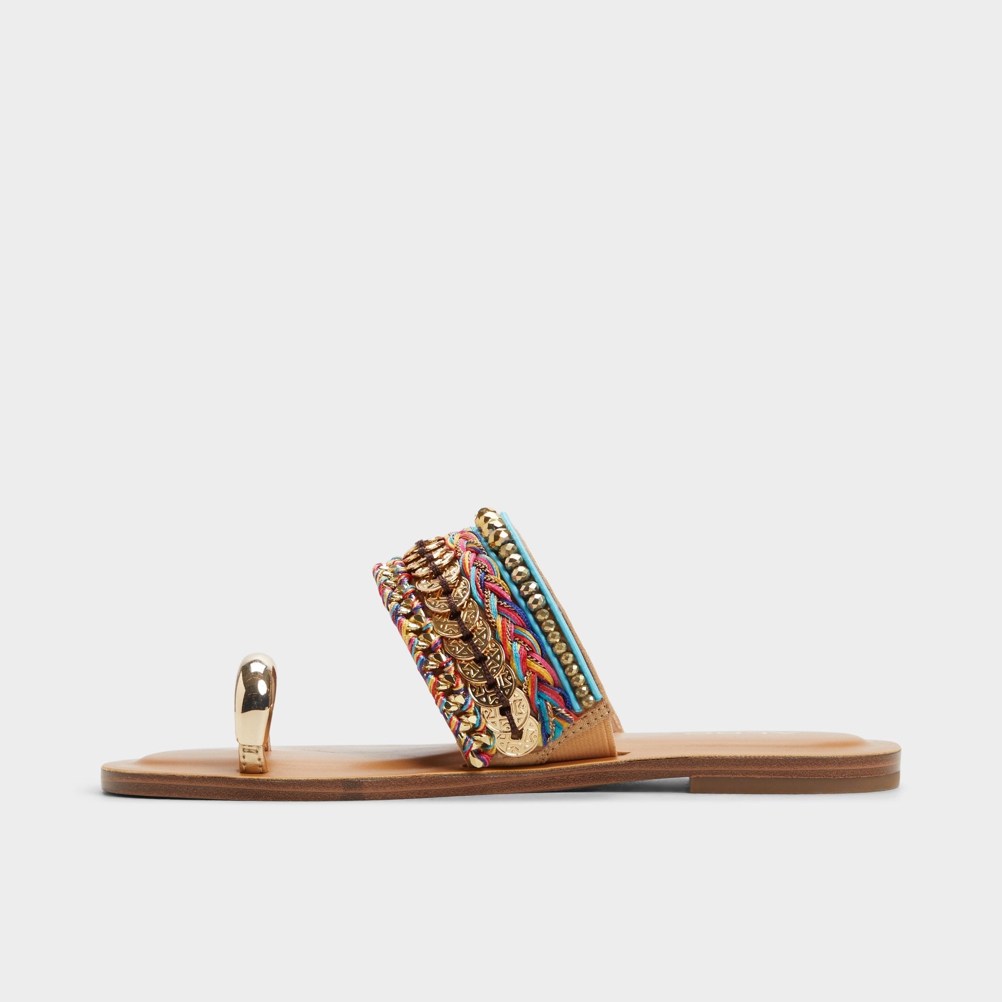 Aldo Beachwalk Multicolor Women's Flats - Slide sandal Women