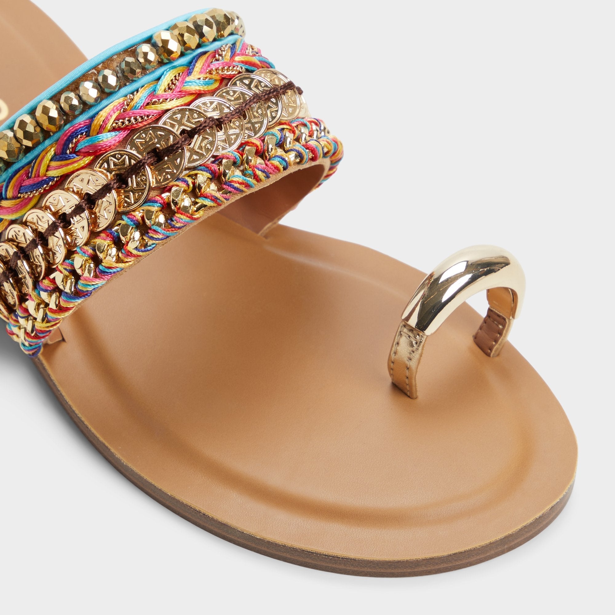 Aldo Beachwalk Multicolor Women's Flats - Slide sandal Women