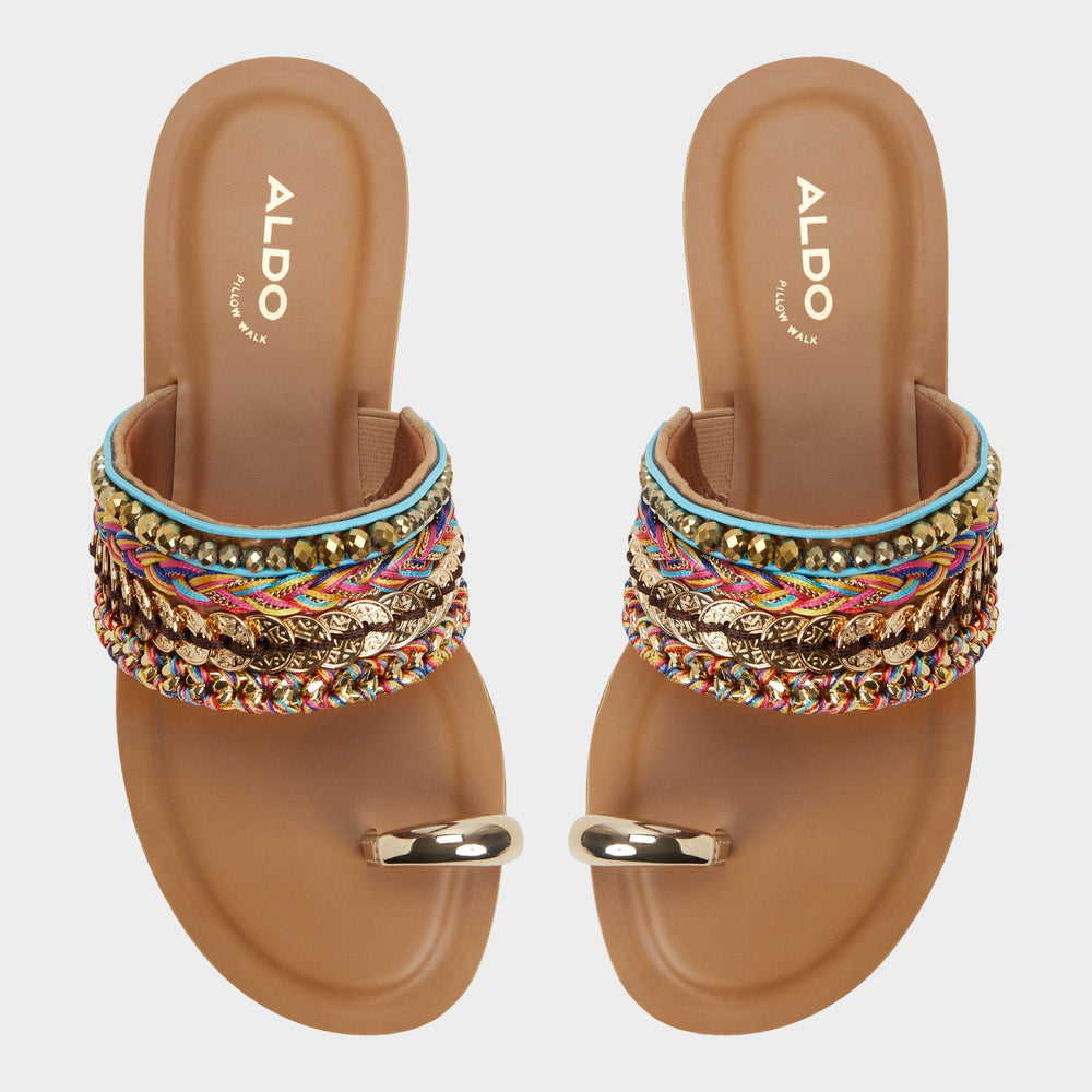 Aldo Beachwalk Multicolor Women's Flats - Slide sandal Women