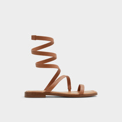 Aldo Spinella in Medium Brown - Strappy flat sandal Women