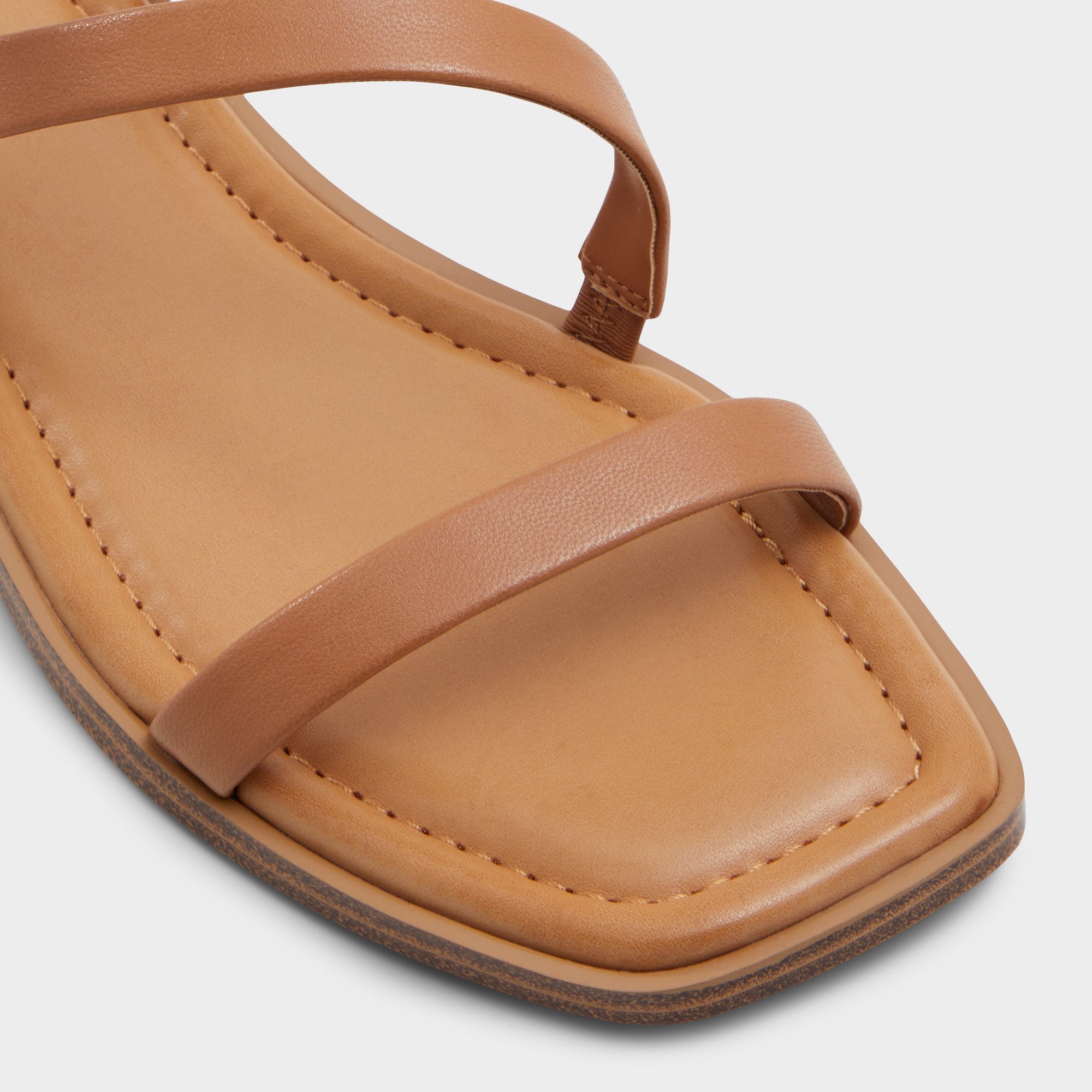 Aldo Spinella in Medium Brown - Strappy flat sandal Women