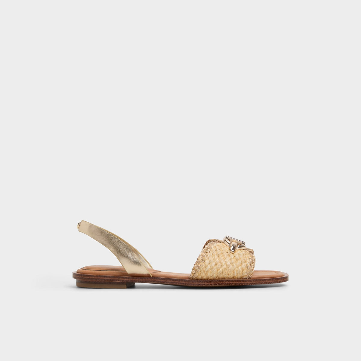 Aldo Goassi Gold Women's Iridescent metallics - Flat sandal Women