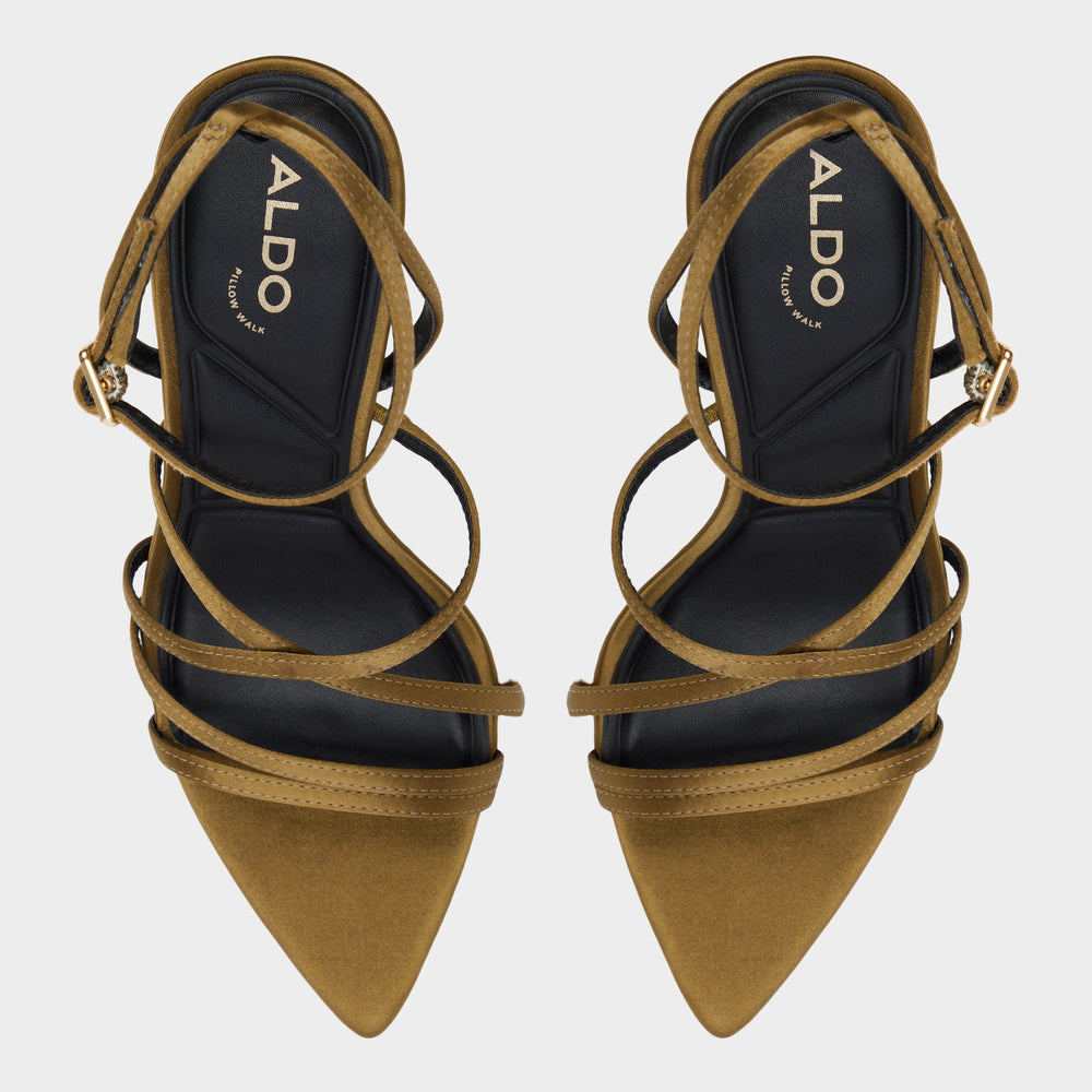 Aldo Solania Other Green Women's Strappy sandals - Strappy heeled sandal, Stiletto heel Women