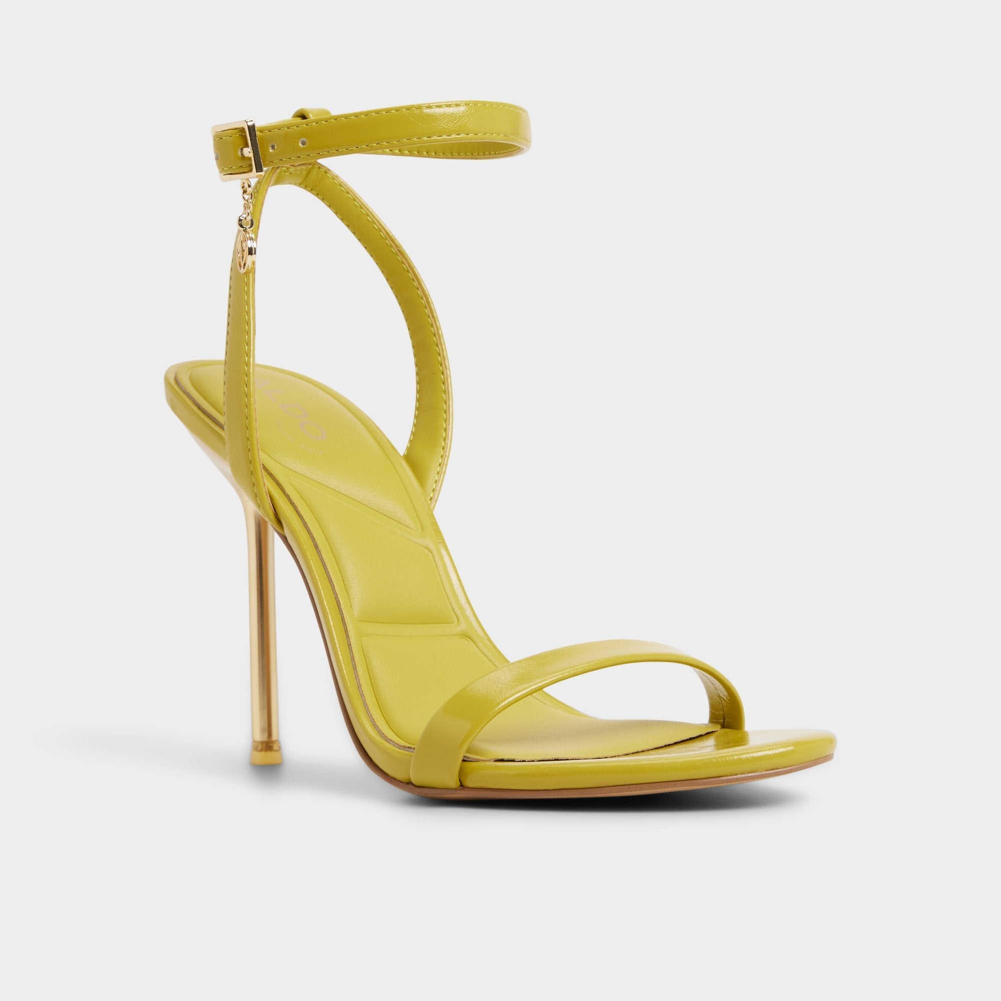 Aldo Maristou Lime Green Women's Heeled sandals - Strappy heeled sandal, Stiletto heel Women