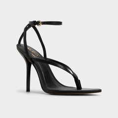Aldo Abyfindley Black Women's Strappy sandals - Heeled flip flop, Stiletto heel Women
