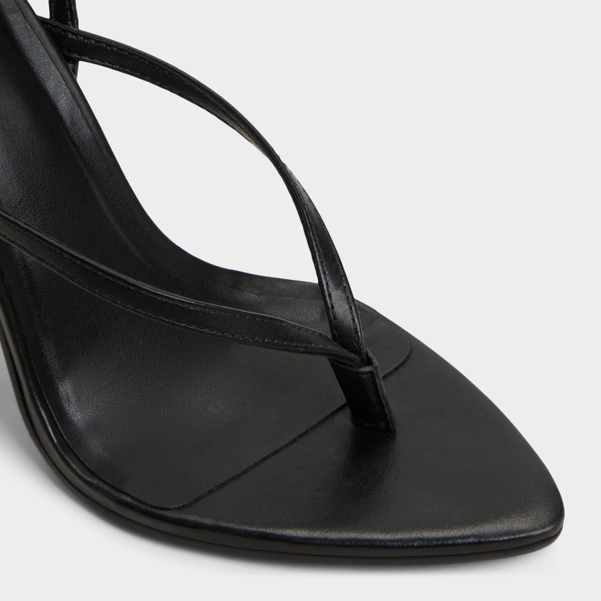 Aldo Abyfindley Black Women's Strappy sandals - Heeled flip flop, Stiletto heel Women